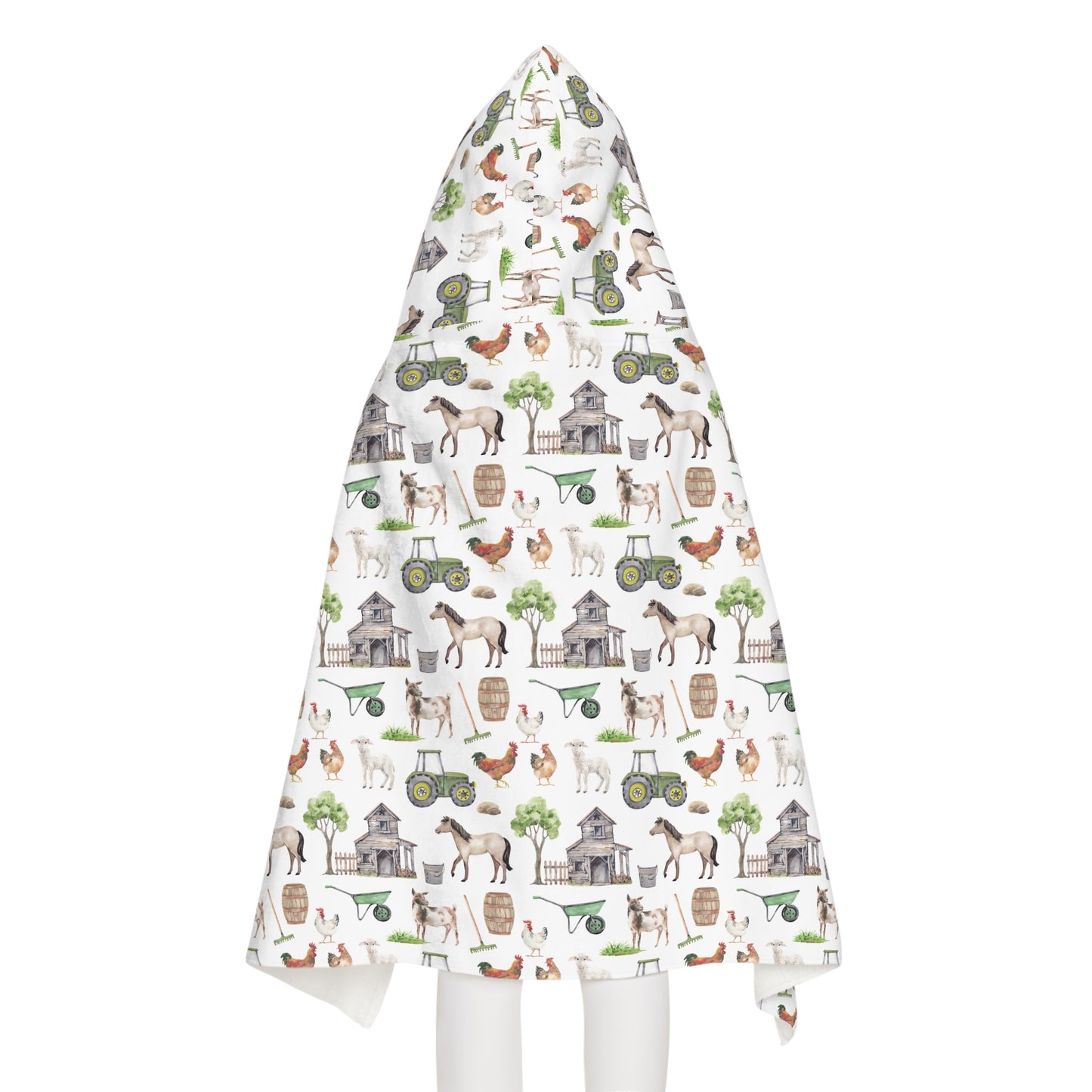 Child Hooded Towel - Farm Life