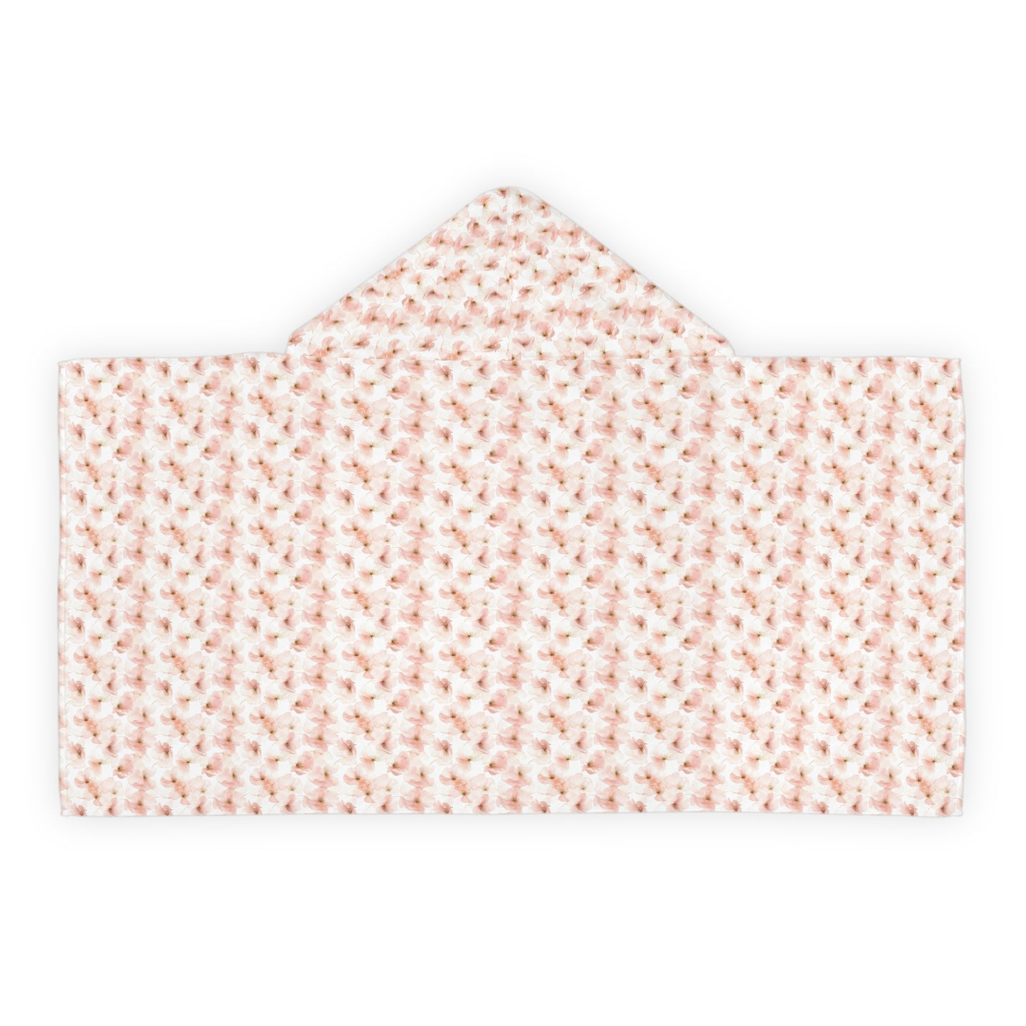 Child Hooded Towel - Pink Floral