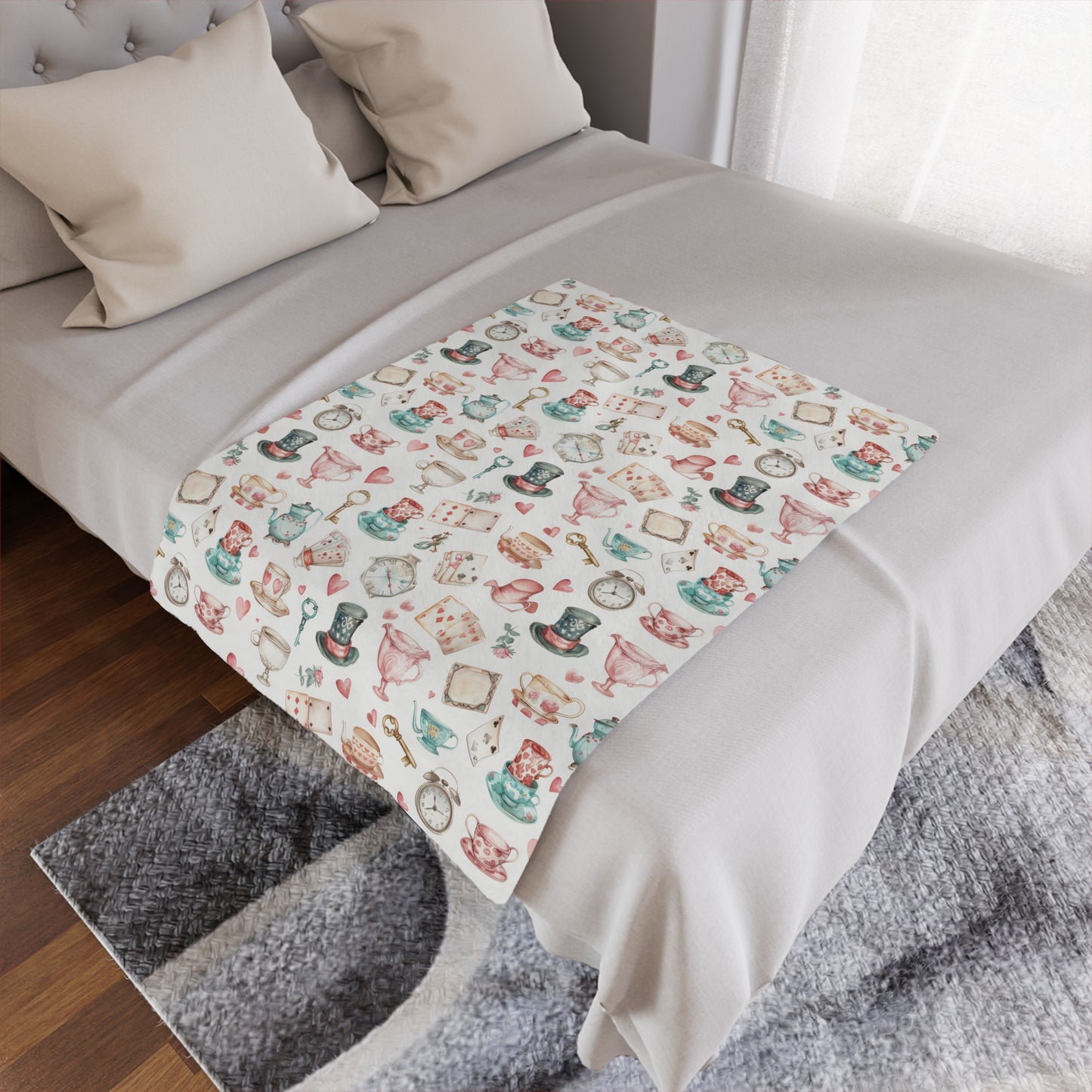 Wonderland Minky Blanket
