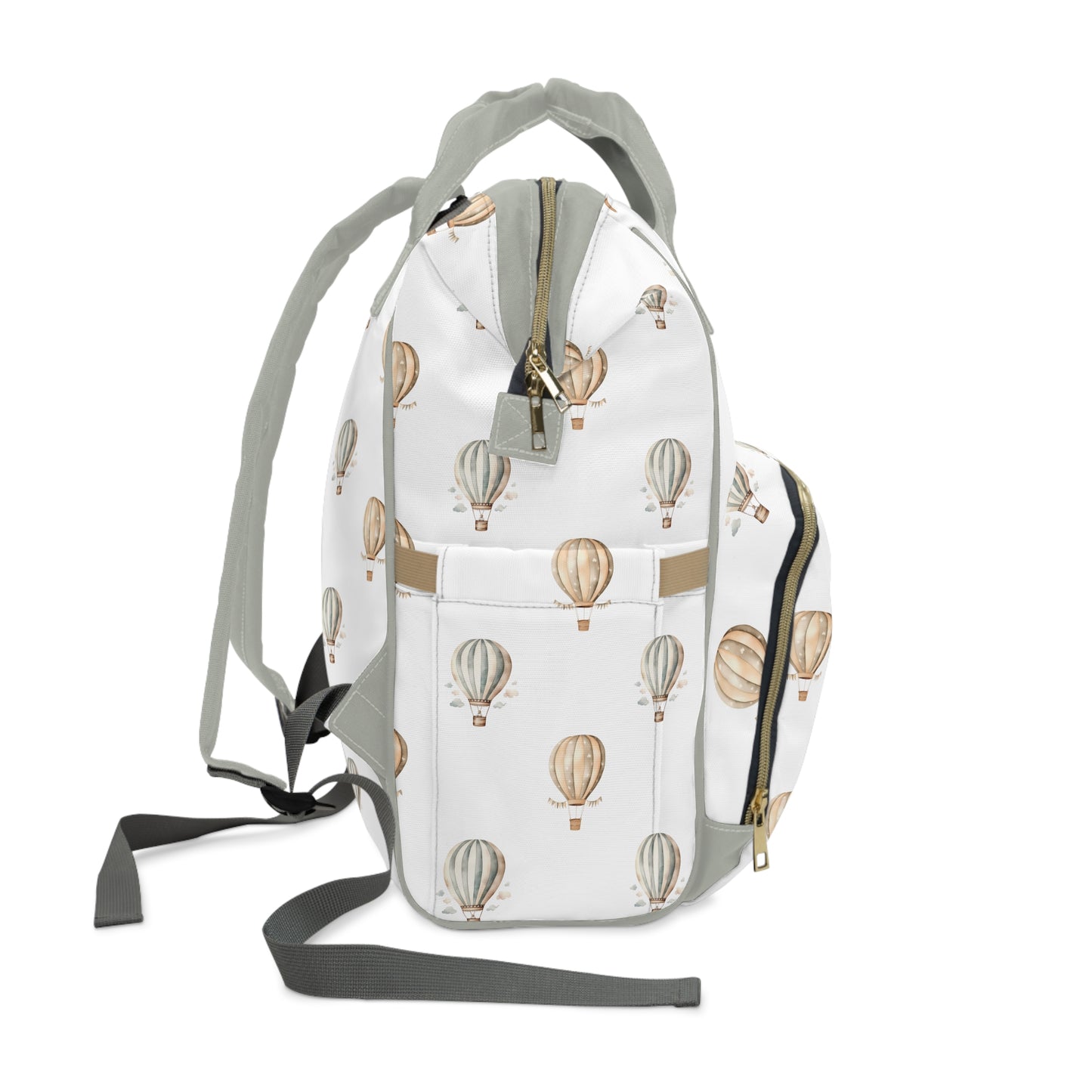 Neutral Diaper Bag -Hot Air Balloons - All The Things Baby