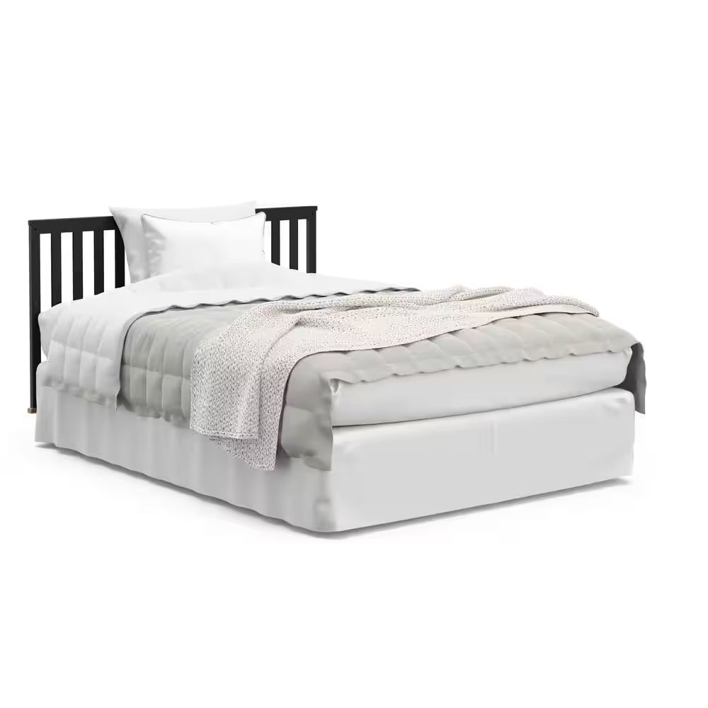 Santa Monica Black with Vintage Driftwood 5-In-1 Convertible Crib