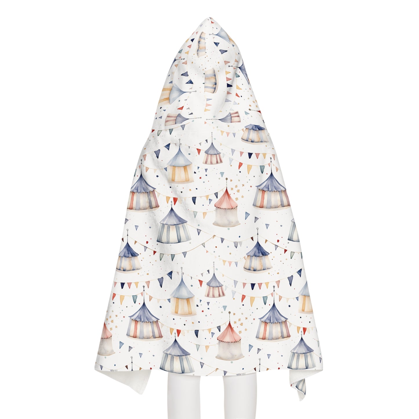 Child's Hooded Towel - Circus Tents