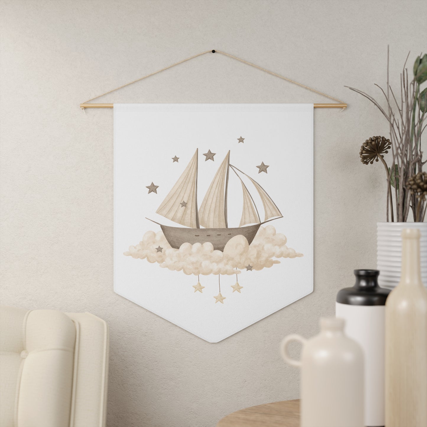 Nursery Decor Pennant - All The Things Baby