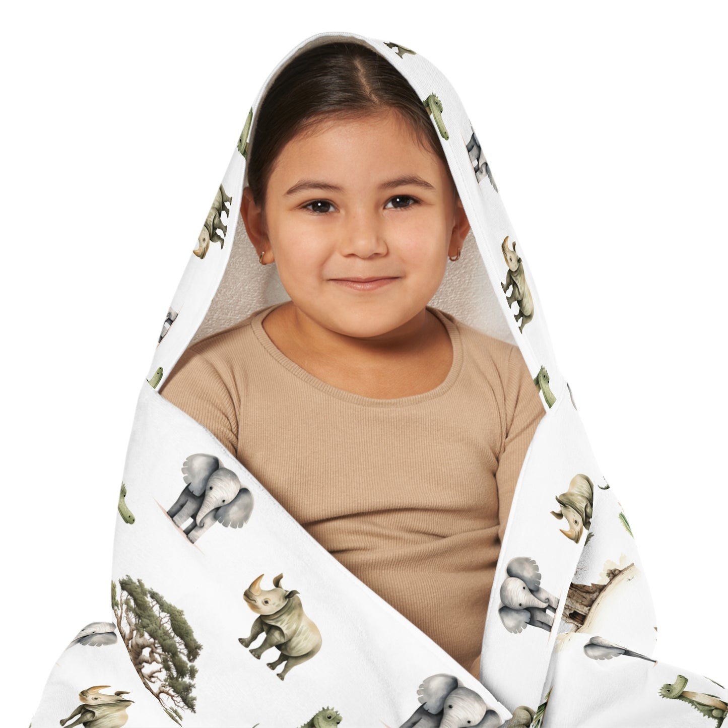 Child Hooded Towel - Animal Friends