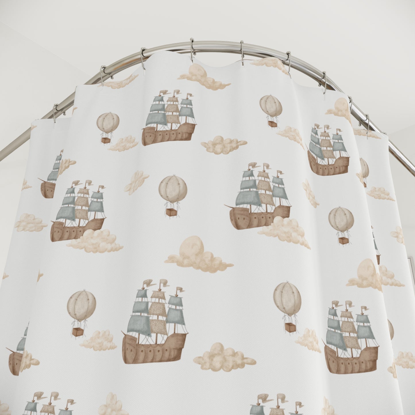 Pirate Ship Shower Curtain