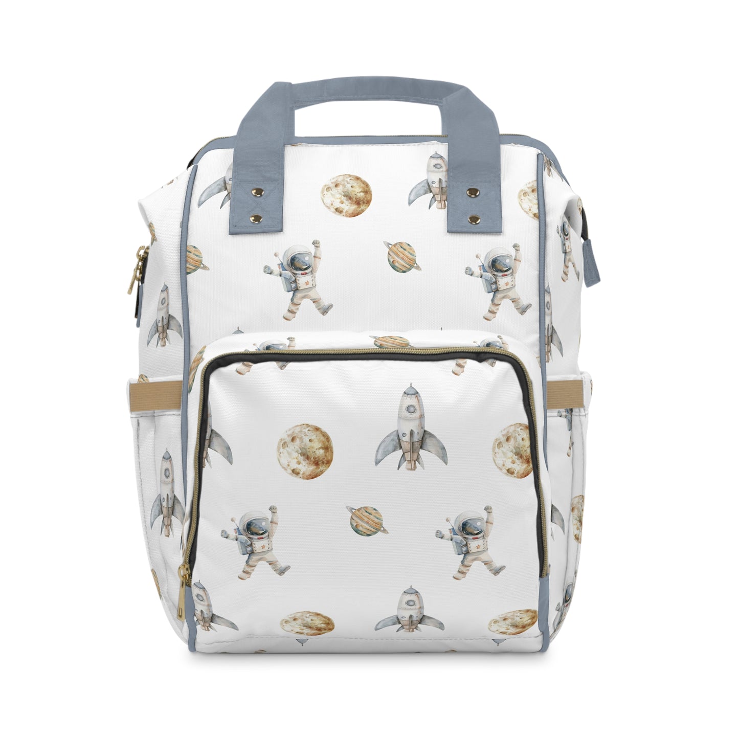 Classic Watercolor Astronauts Multifunctional Backpack - All The Things Baby