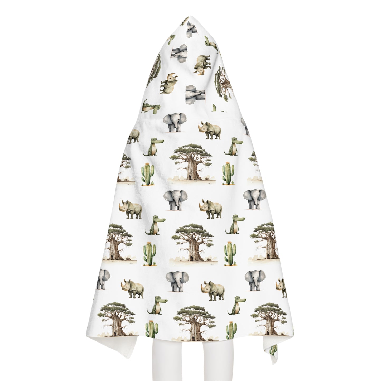 Child Hooded Towel - Animal Friends