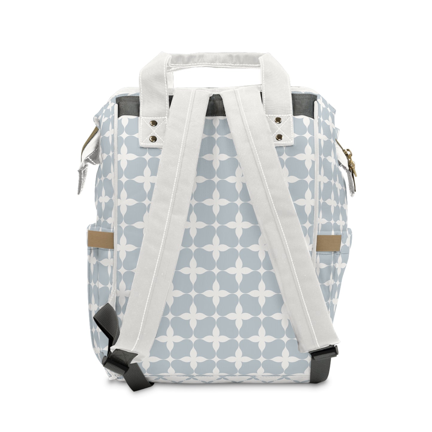 Diaper Bag Backpack- Blue Cream Geo - All The Things Baby