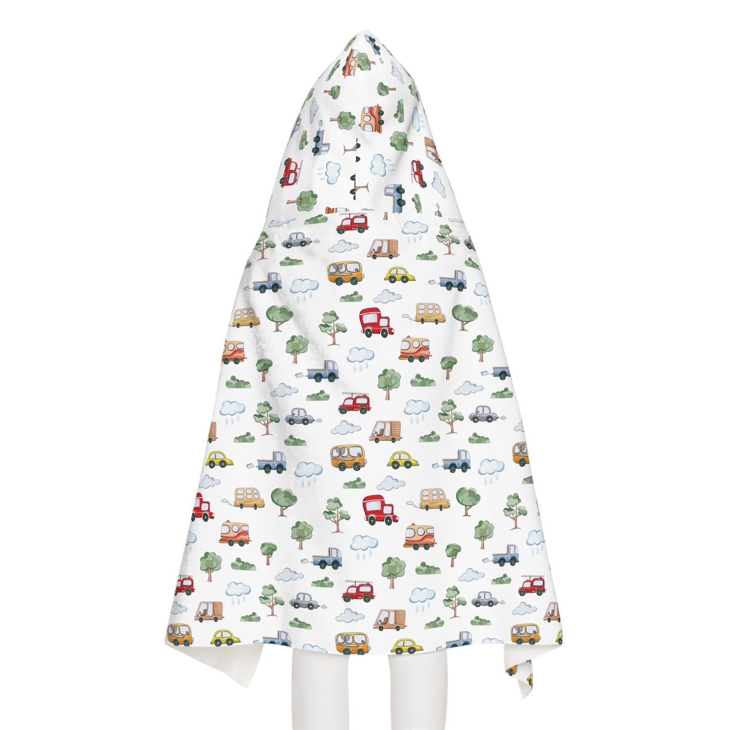 Child Hooded Towel- Cute Cars