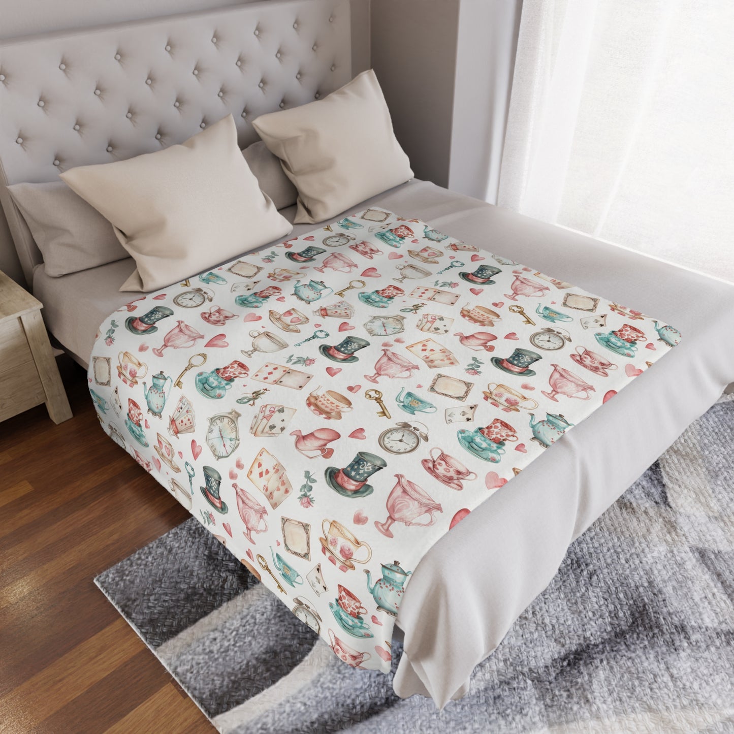 Wonderland Minky Blanket