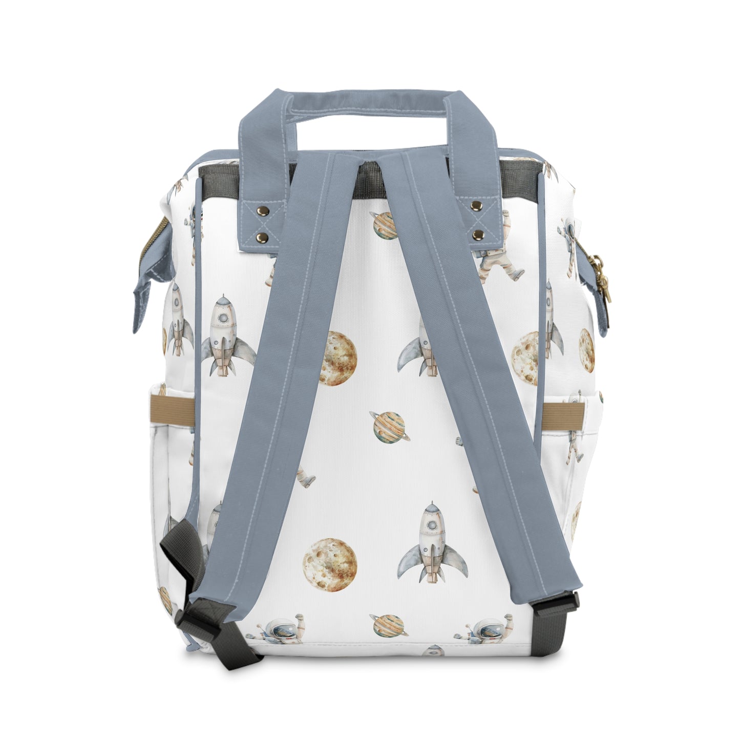 Classic Watercolor Astronauts Multifunctional Backpack - All The Things Baby