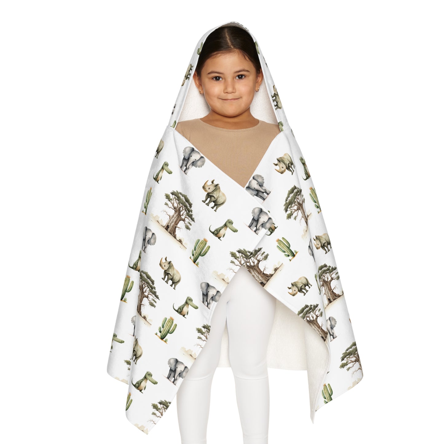 Child Hooded Towel - Animal Friends