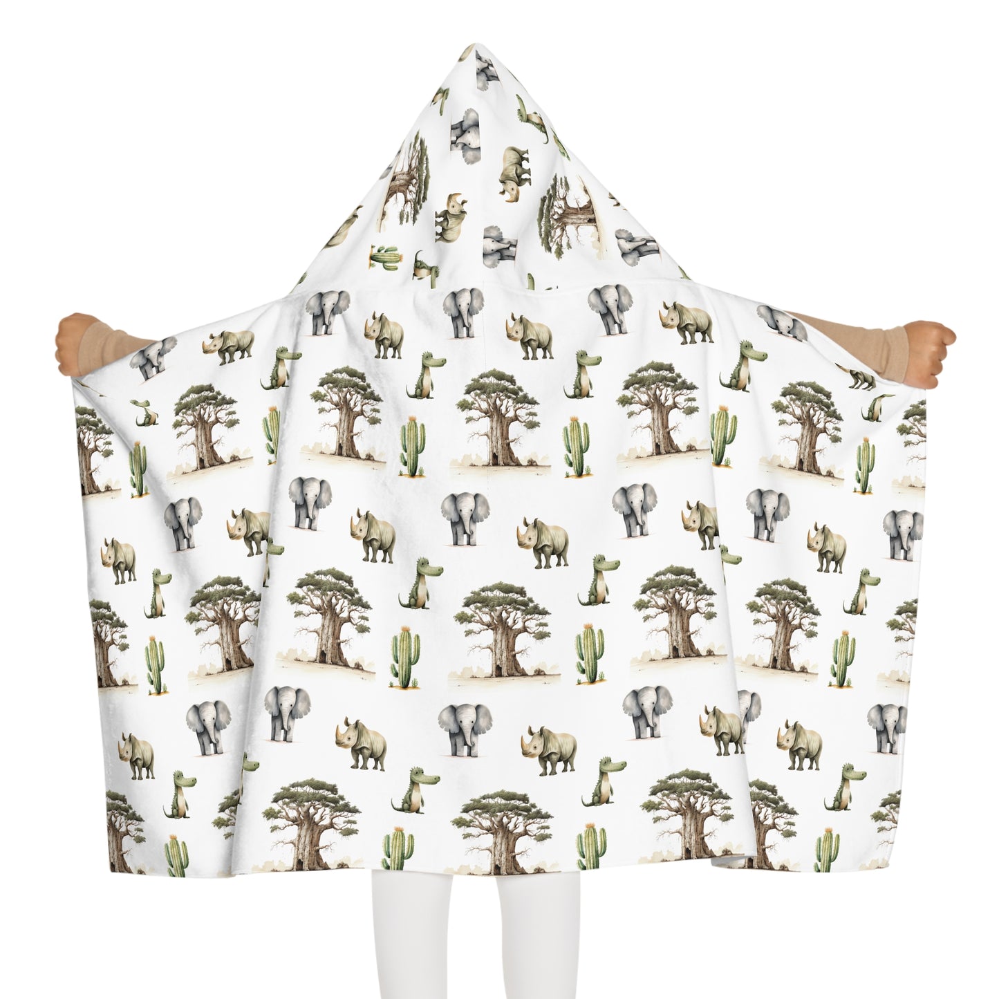 Child Hooded Towel - Animal Friends