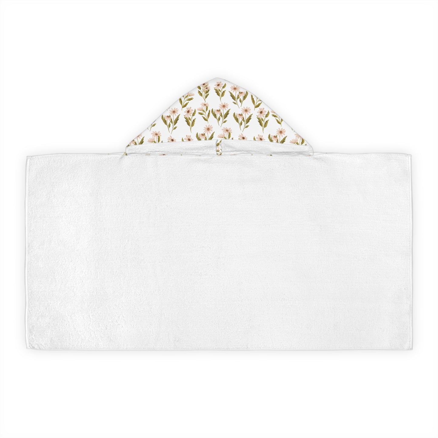 Kid's Hooded Towel Neutral Daisy