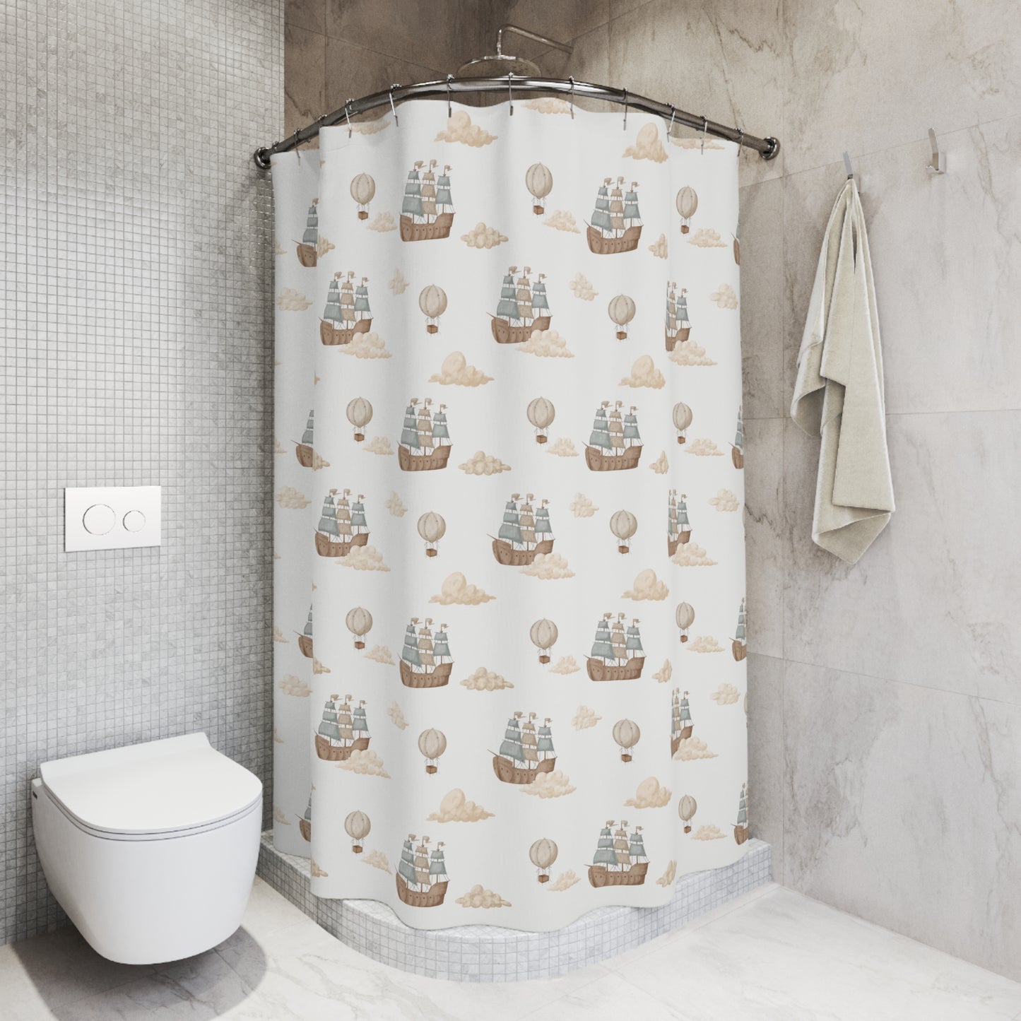 Pirate Ship Shower Curtain