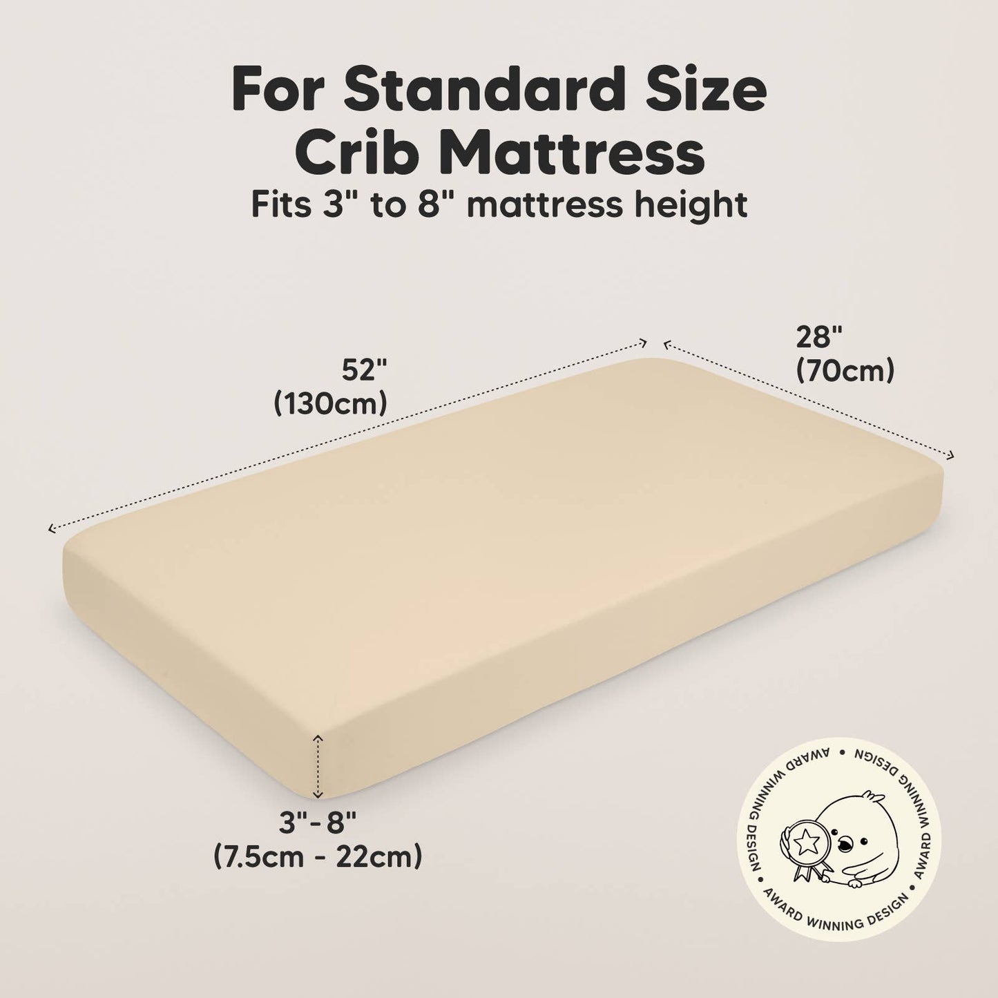 KeaBabies - KeaBabies 2-Pack Isla Fitted Crib Sheet - All The Things Baby