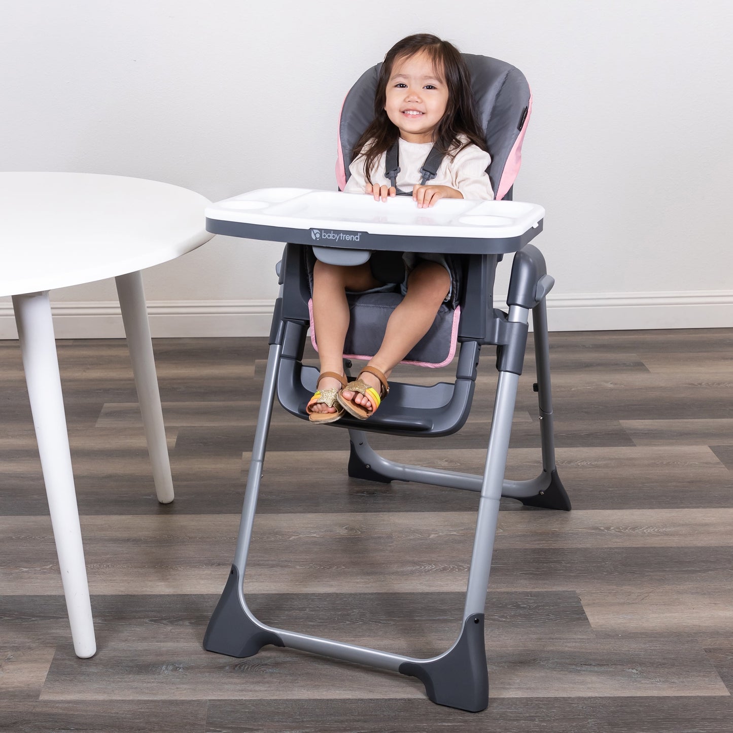 Sit Right 2.0 3-In-1 High Chair for Babies and Toddlers - Cozy Pink - Pink