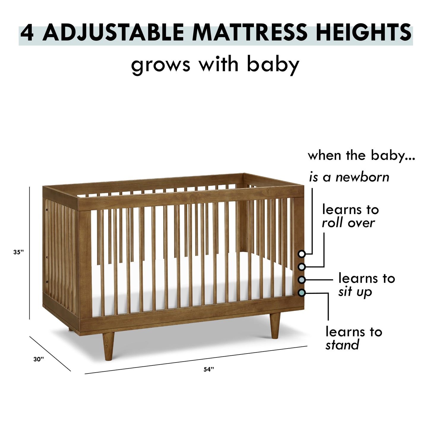 Marley 3-In-1 Convertible Crib
