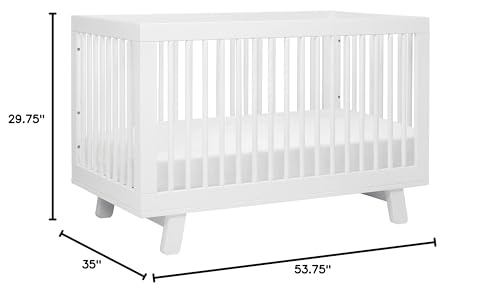 Babyletto Hudson 3-in-1 Convertible Baby Crib - GREENGUARD Gold Certified