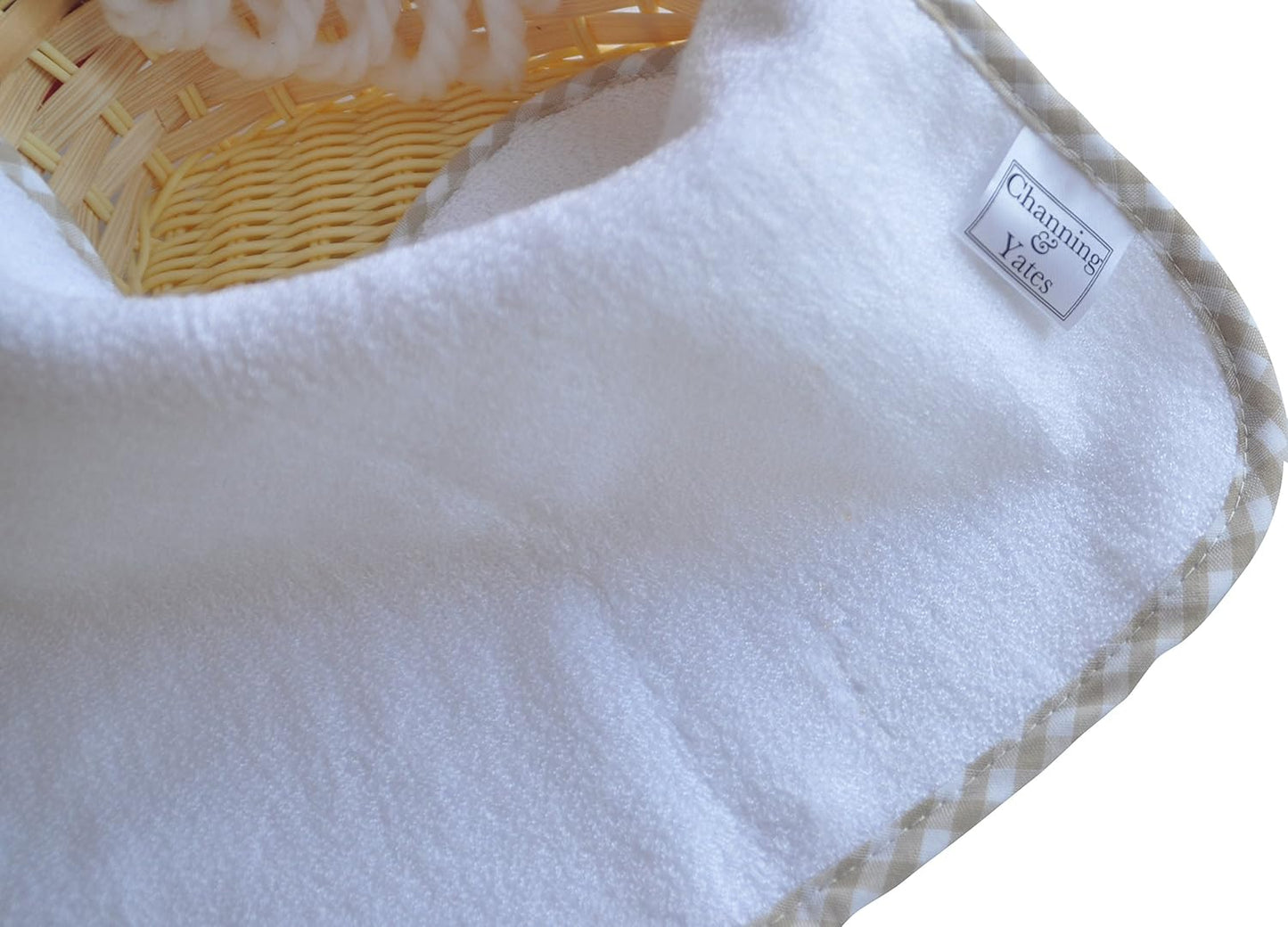 Organic Baby Washcloth Set Premium Boutique- (6 Pack Wash Cloth) - Softest Face Towels or Washcloths for Eczema - Child or Adult Essentials for Bath (Beige/White)