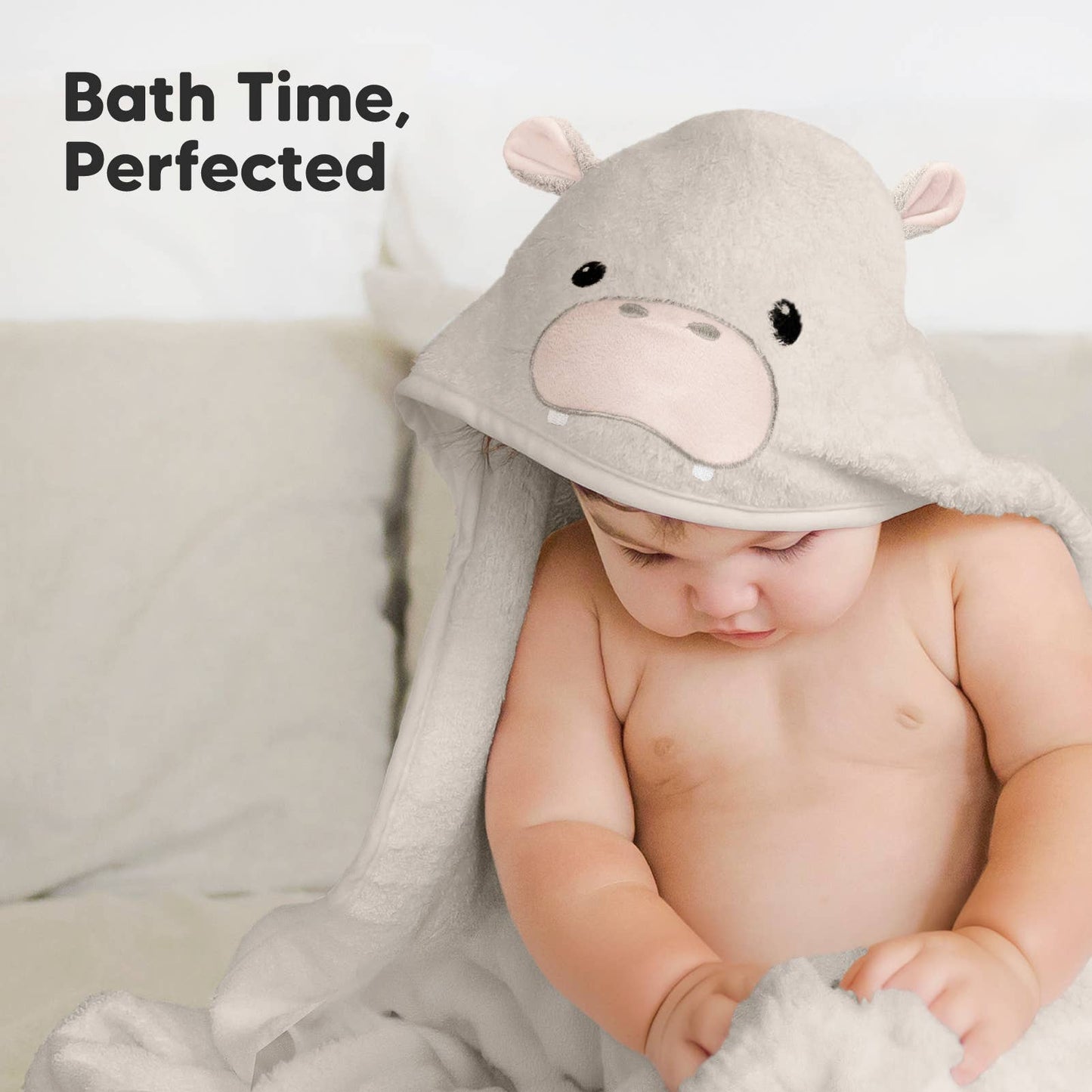 KeaBabies - KeaBabies Cuddle Baby Hooded Towel - All The Things Baby