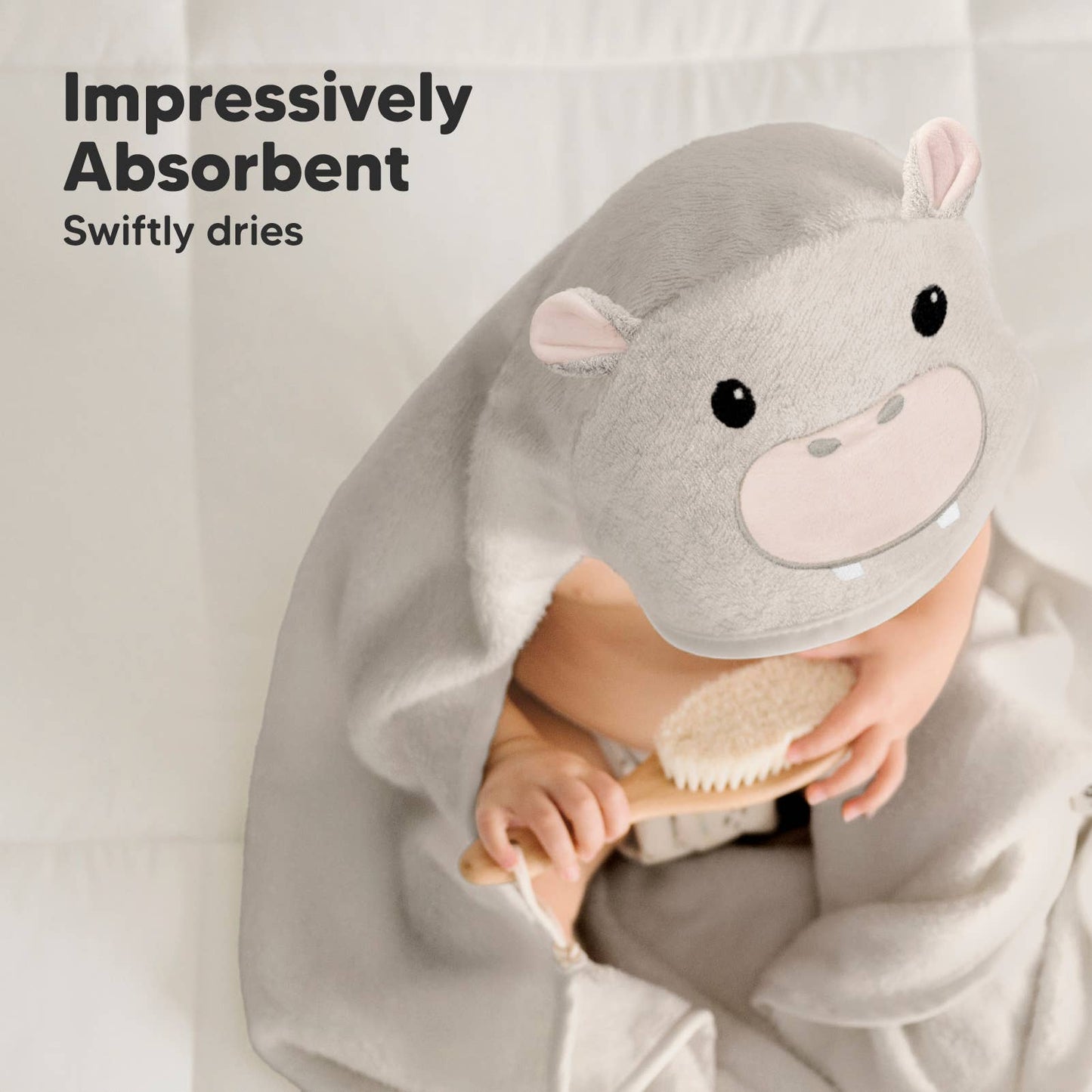 KeaBabies - KeaBabies Cuddle Baby Hooded Towel - All The Things Baby
