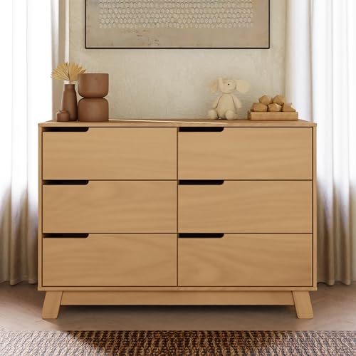 Babyletto Hudson 6-Drawer Assembled Double Dresser in White, Greenguard Gold Certified