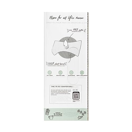 The Honest Company Clean Conscious Multi-Use Wipes | Hypoallergenic + Unscented for Sensitive Skin | Over 99% Water, Compostable, Plant Based, Baby Wipes | Pattern Play, 720 Count