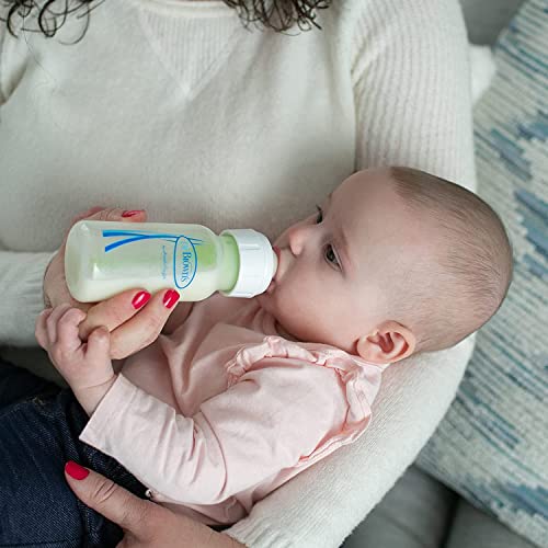 Dr. Brown's Natural Flow Anti-Colic Options+ Narrow Glass Baby Bottle Starter Set with Silicone Bottle Sleeves, Brush & Soft 100% Silicone HappyPaci Pacifier for Newborns, 0m+
