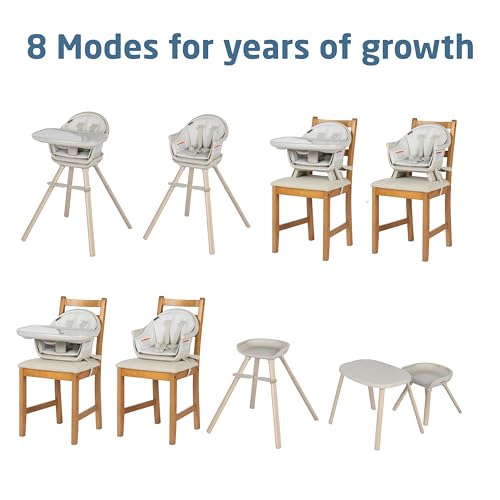 Maxi-Cosi Moa 8-in-1 High Chairs for Babies and Toddlers, Machine Washable Infant High Chair