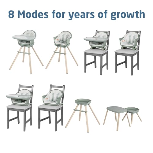 Maxi-Cosi Moa 8-in-1 High Chairs for Babies and Toddlers, Machine Washable Infant High Chair
