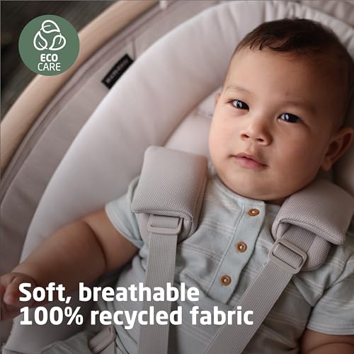 Maxi-Cosi Cassia Baby Swing: Portable, 360 Rotation, 5 Speeds, 12 Melodies, Recycled Fabric, Slate