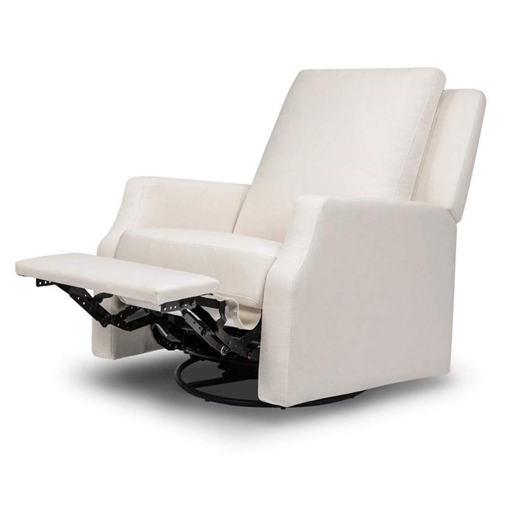 Namesake Crewe Glider Recliner Nursery Chair - GREENGUARD Gold & Certi-PUR US Certified, Ultra Cozy 360° Swivel Rocker Recliner