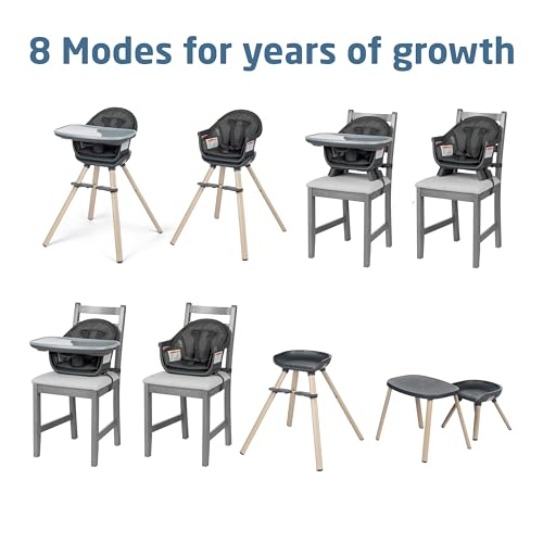 Maxi-Cosi Moa 8-in-1 High Chairs for Babies and Toddlers, Machine Washable Infant High Chair
