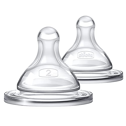 Chicco Duo 9oz. Hybrid Baby Bottle with Invinci-Glass Inside and Plastic Outside | Dishwasher, Bottle Warmer, and Electric Sterilizer Safe | Intui-Latch Nipple | Clear/Grey, 2pk