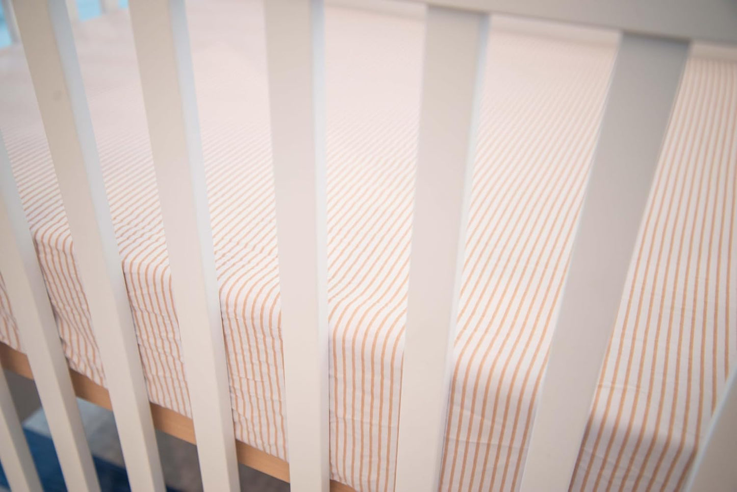 Ely’S & Co. Crib Sheets Baby Girl Fitted Crib Mattress Sheet Set, 2 Pack, 100% Jersey Knit Cotton, Infant and Toddler Nursery Bedding, Pink Tulip Collection, 28” X 52”