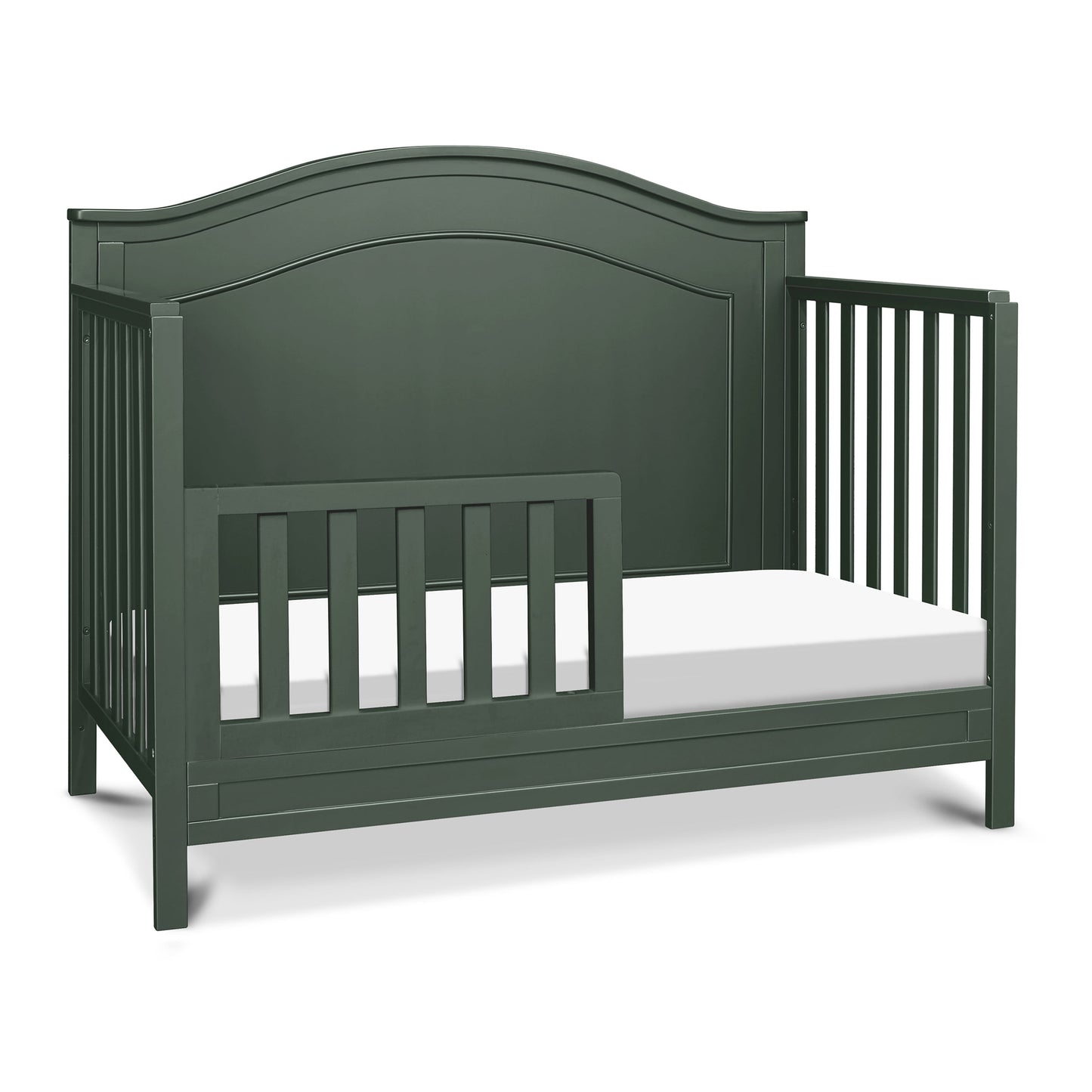 Charlie 4-In-1 Convertible Crib, Greenguard Gold Certified, Forest Green