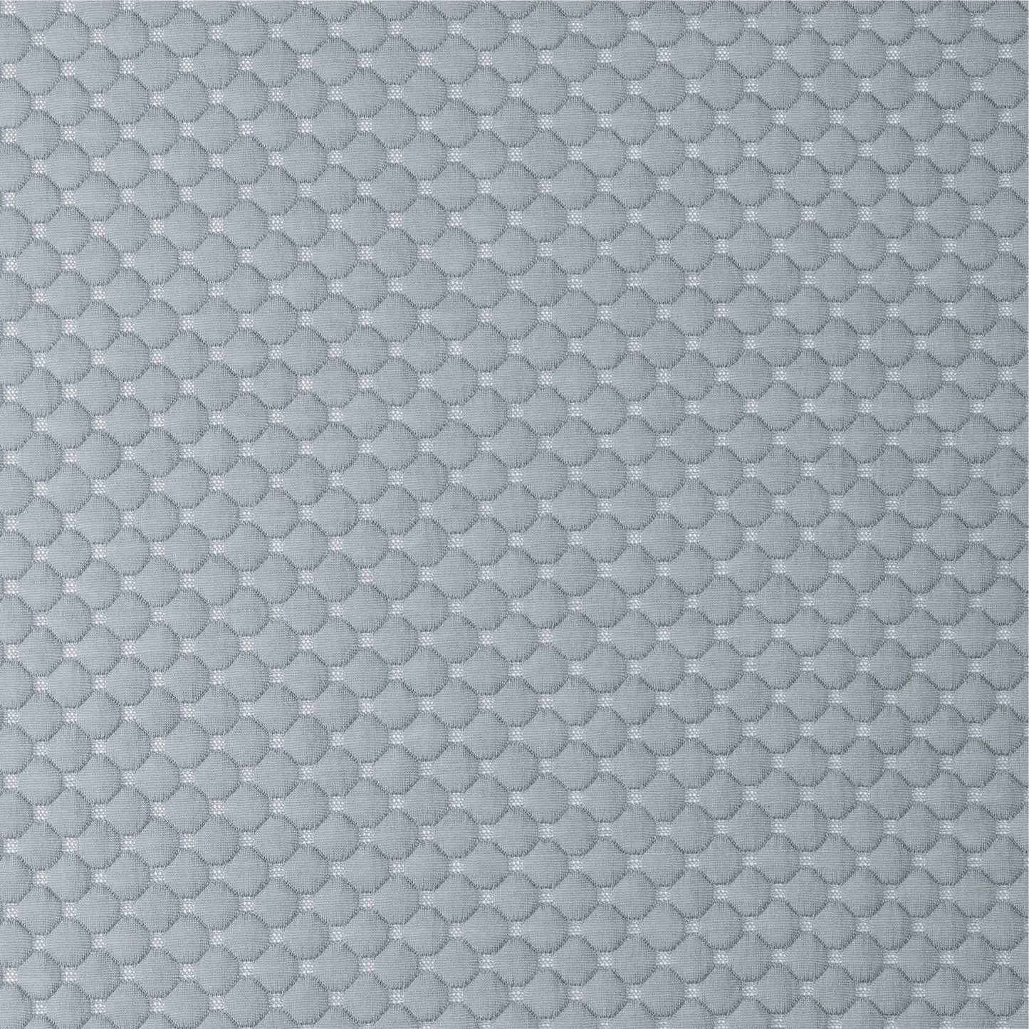 Pure Zen 2 in 1 Crib & Toddler Mattress, White and Grey, Greenguard Gold Certified