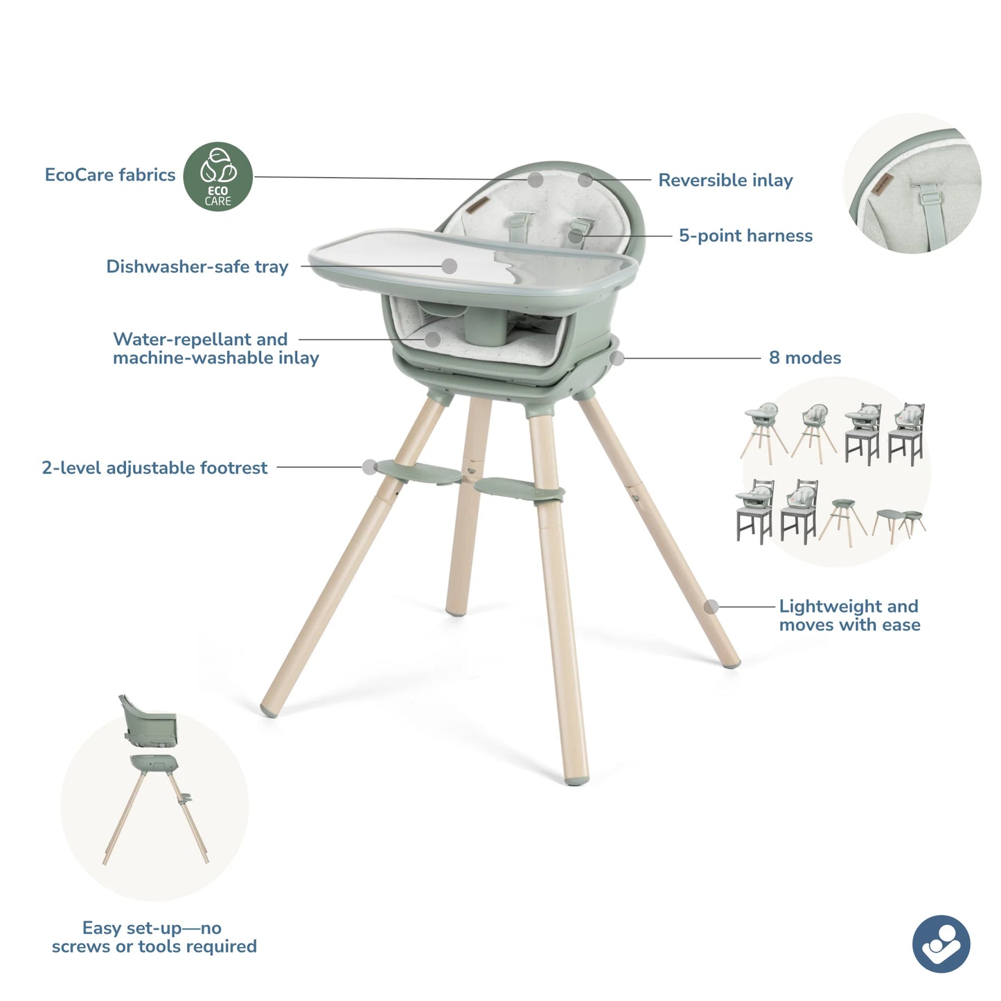 Moa 8-In-1 High Chair