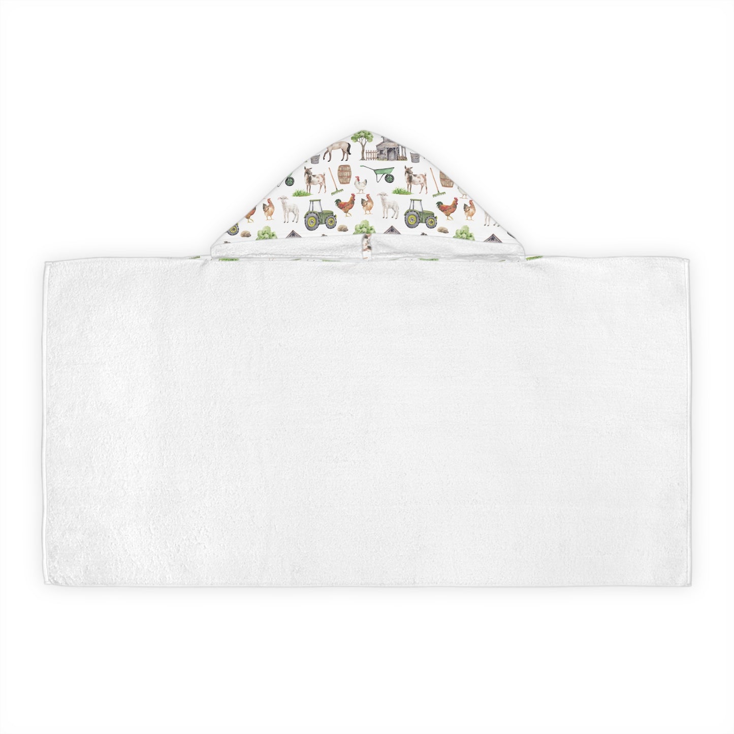 Child Hooded Towel - Farm Life