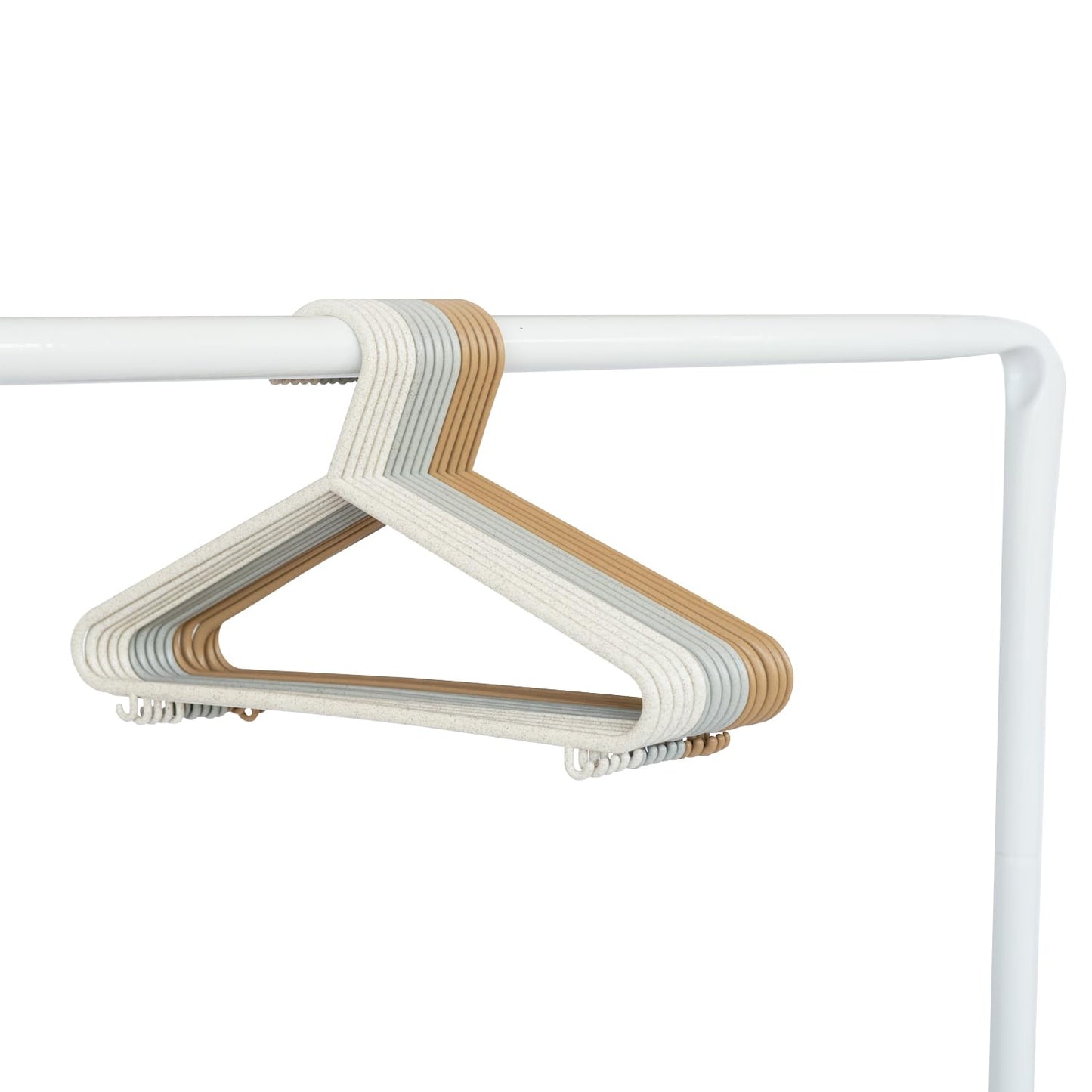 Sustainable Wheat Straw Plastic Toddler & Kids Hangers – Pack of 30