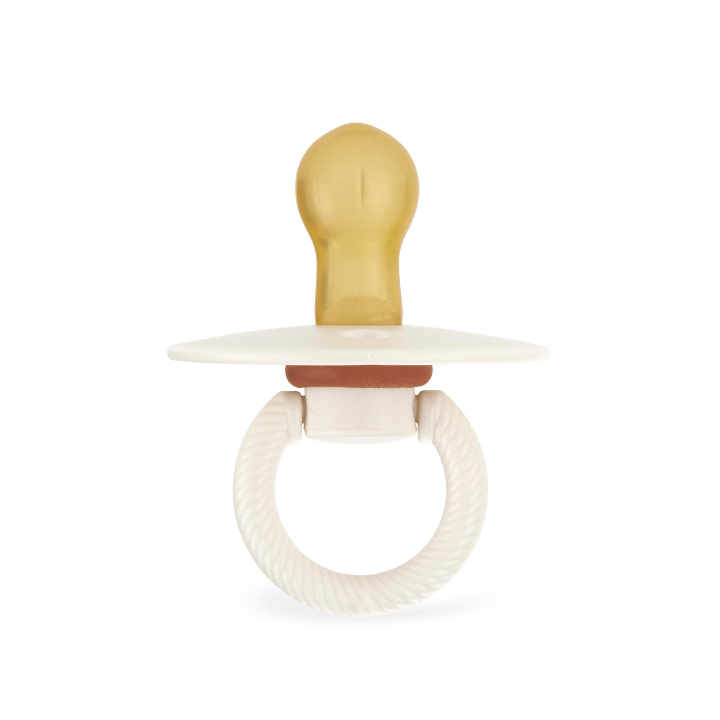 Itzy Ritzy Natural Rubber Pacifiers, Set of 2 – Natural Rubber Newborn Pacifiers with Cherry-Shaped Nipple & Large Air Holes for Added Safety; Set of 2 i