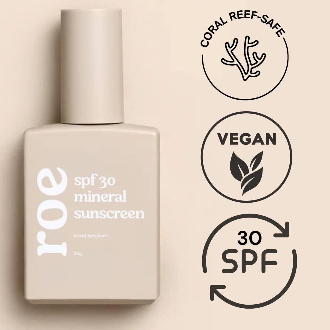 Roe Wellness- Baby Mineral Sunscreen SPF 30 | Non-Greasy, Reef Safe, Paraben-Free