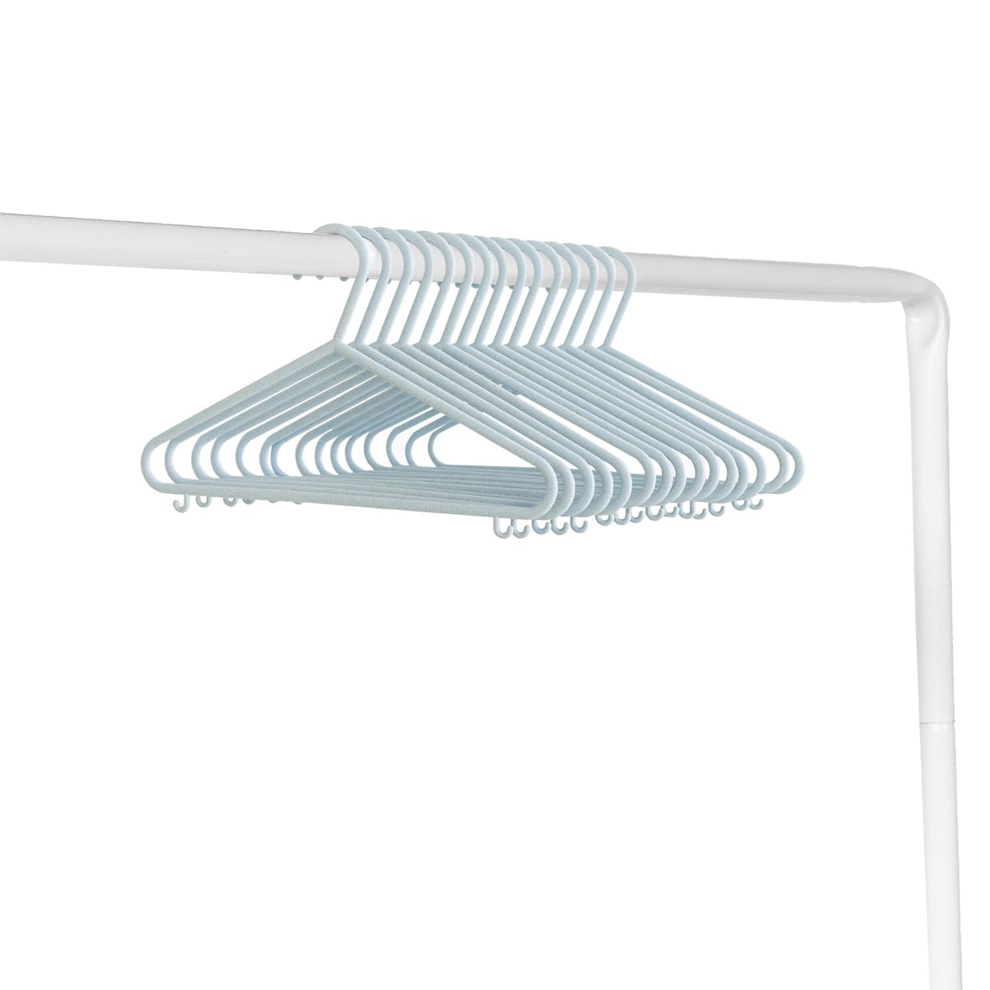 Sustainable Wheat Straw Plastic Toddler & Kids Hangers – Pack of 30