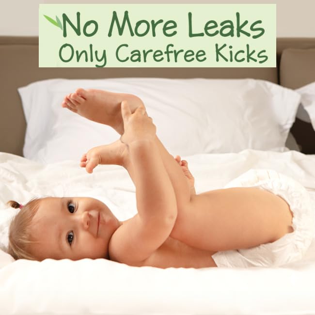 Bamboo Baby Diapers, Totally Chlorine Free,Non Toxic Eco Friendlier Plant-Based Materials.