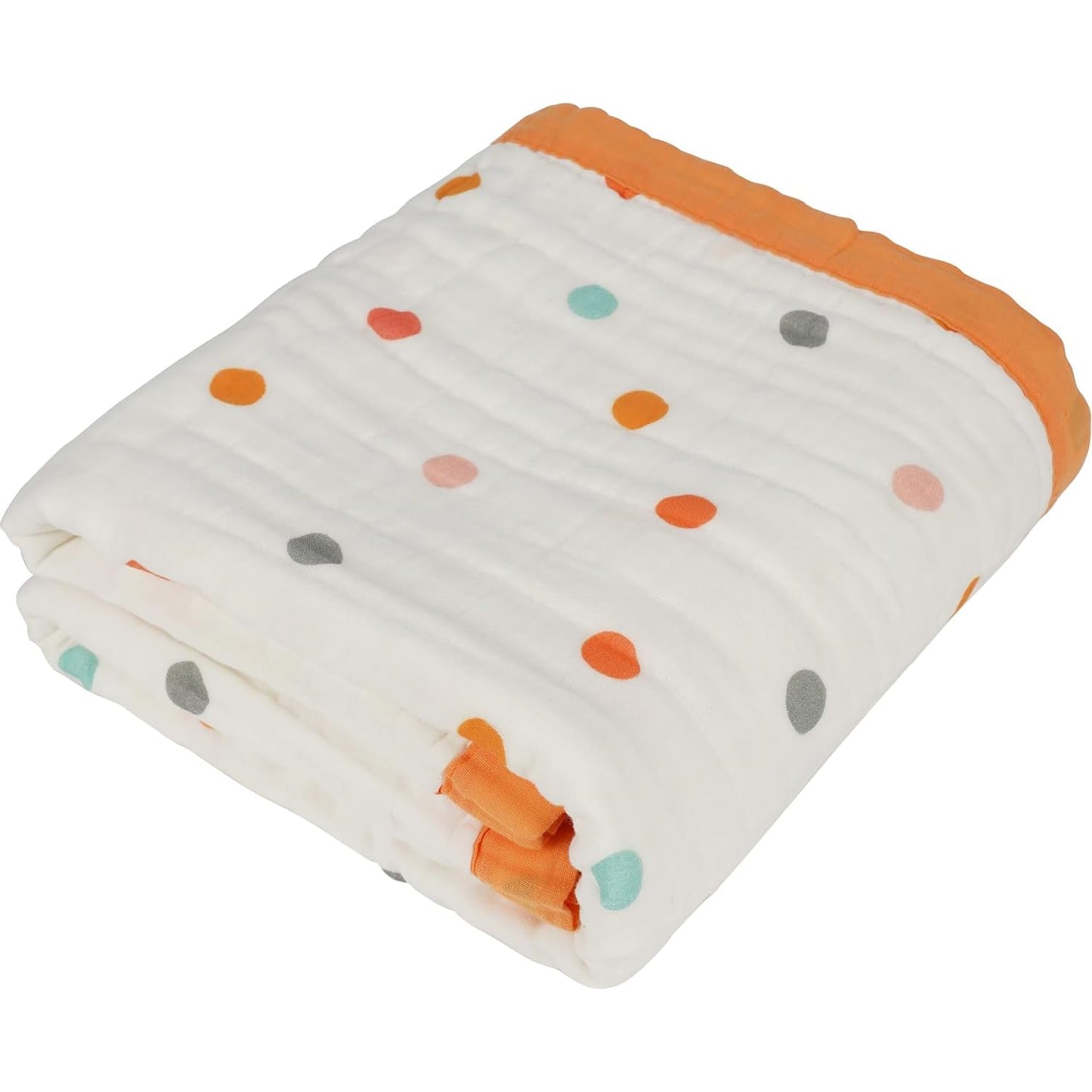 Organic Cotton Muslin Baby Blanket for Boys and Girls
