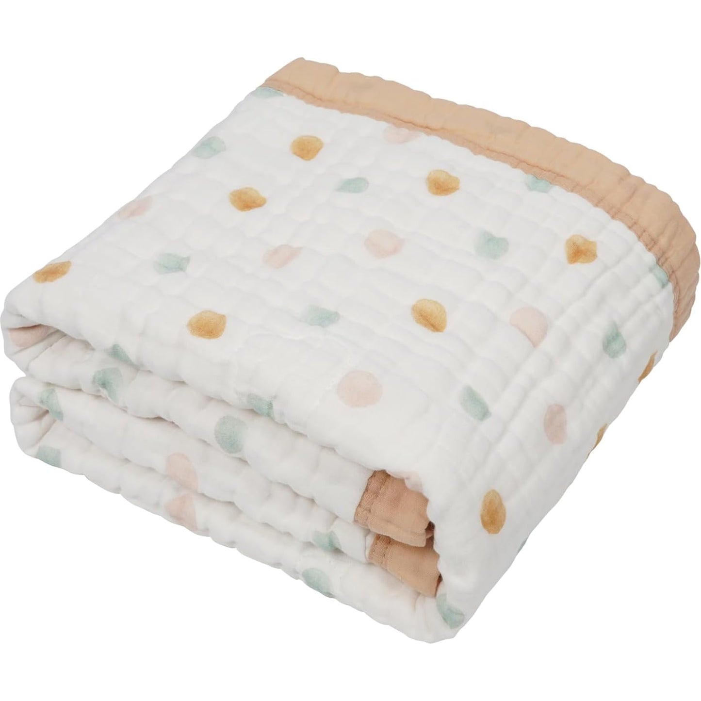 Organic Cotton Muslin Baby Blanket for Boys and Girls