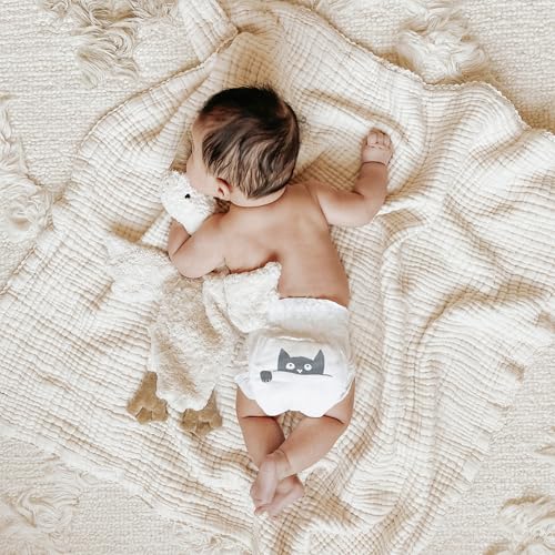 PARASOL Clear+Dry Disposable Diapers | RashShield Protection, Leakproof Design, Hypoallergenic | Size 4, (20-32 lbs) 48 Count