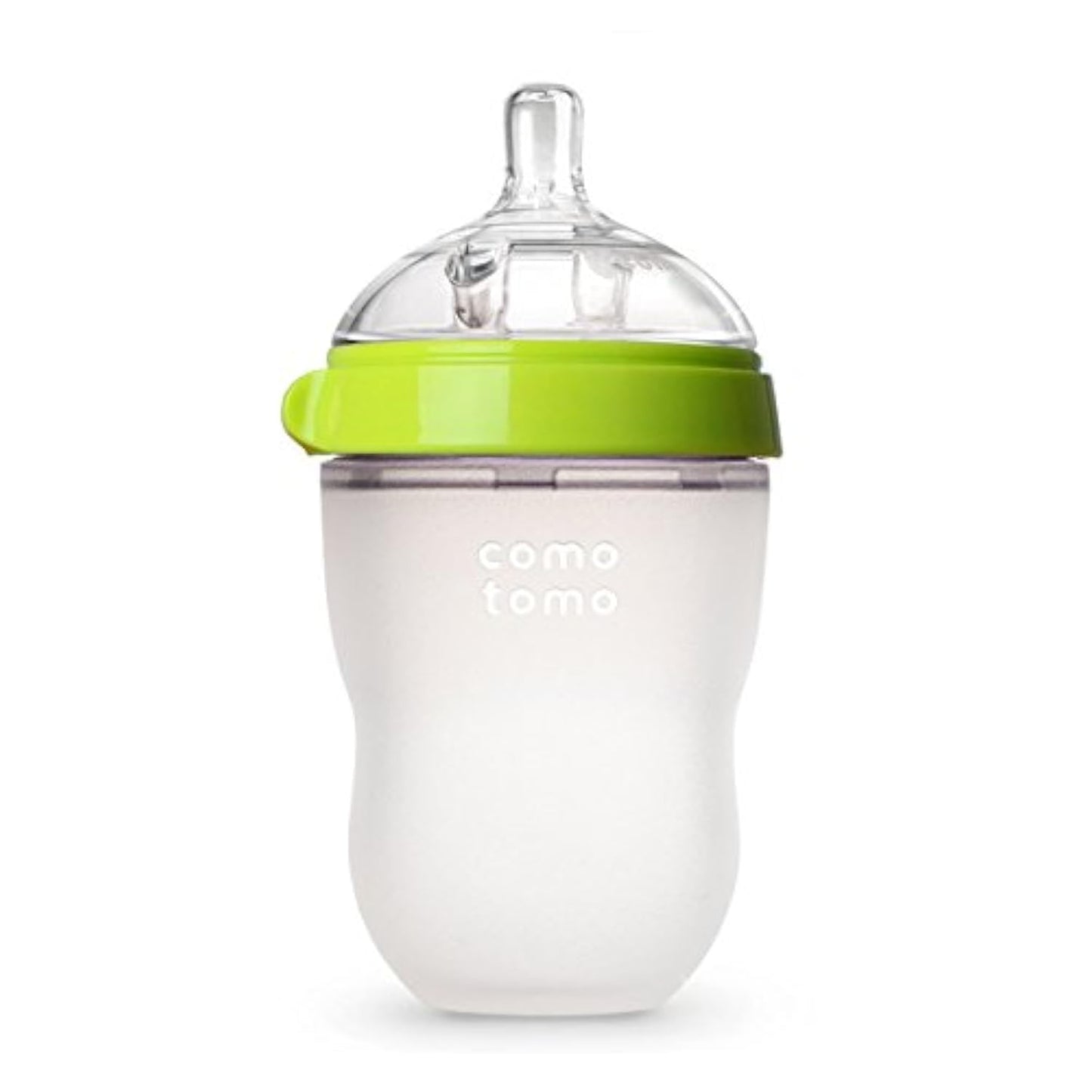 Comotomo Baby Bottle Double Pack, Green, 8oz