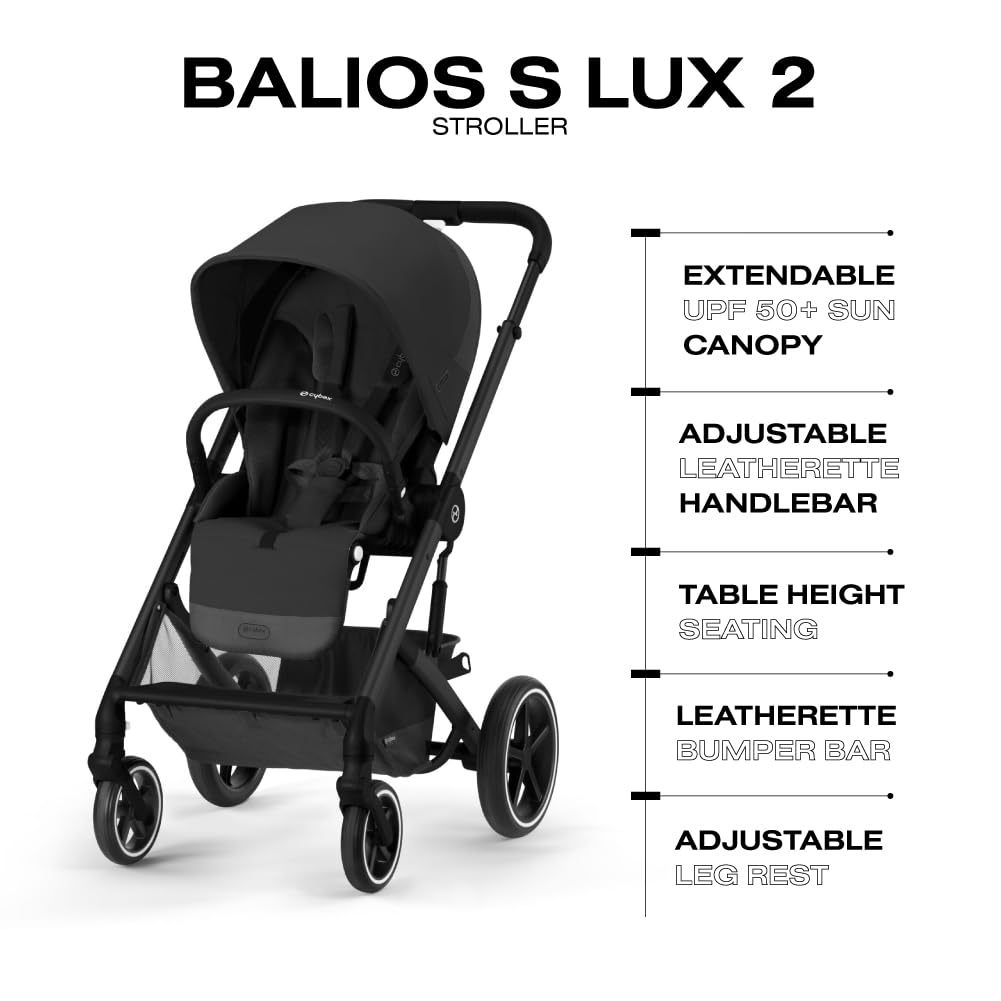 Cybex Balios S Lux Toddler and Baby Stroller with Reversible Seat